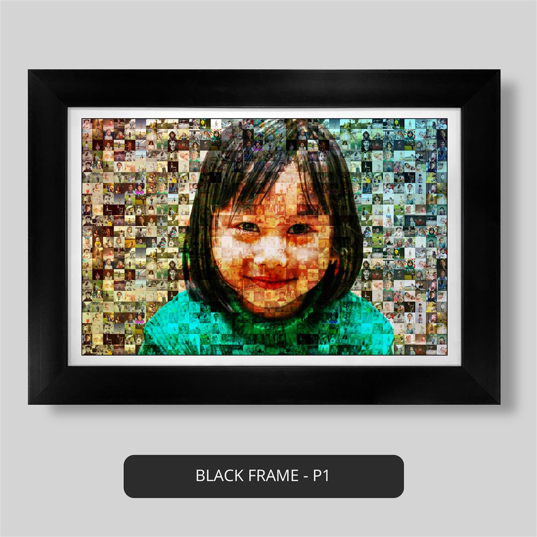 Gift Ideas for Sister: Photo Frame Mosaic with Sentimental Touch