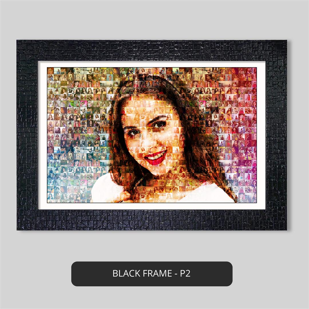 Personalized Gifts for Her: Custom Photo Collage - Memorable Mosaic Frame