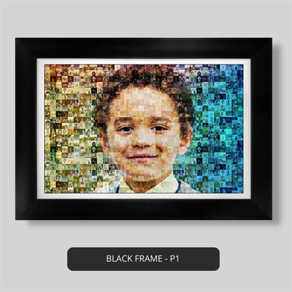 Best gift for son: Personalized mosaic photo collage