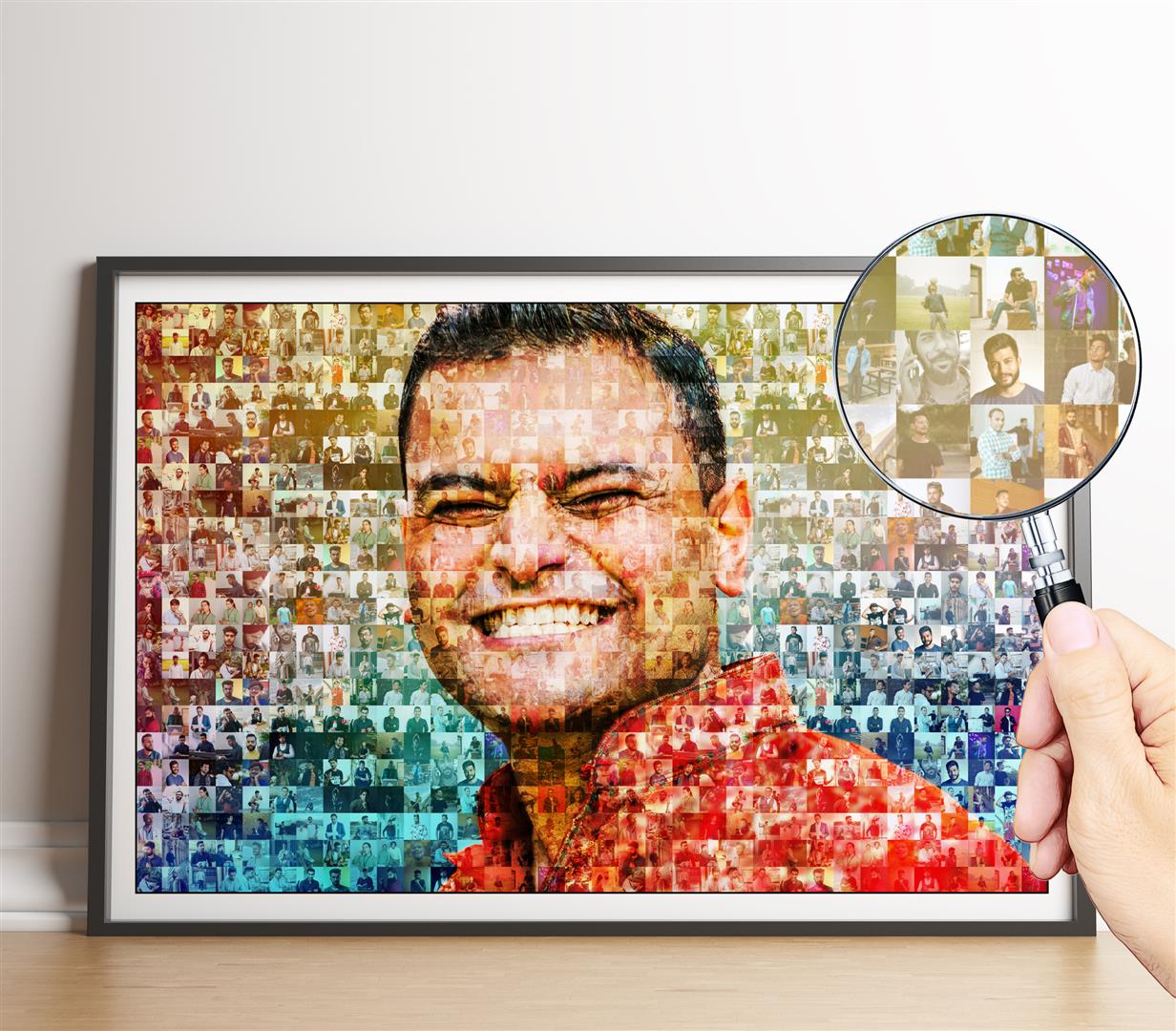 Personalized Mosaic Photo - Ideal Birthday Gift for Husband and Wife