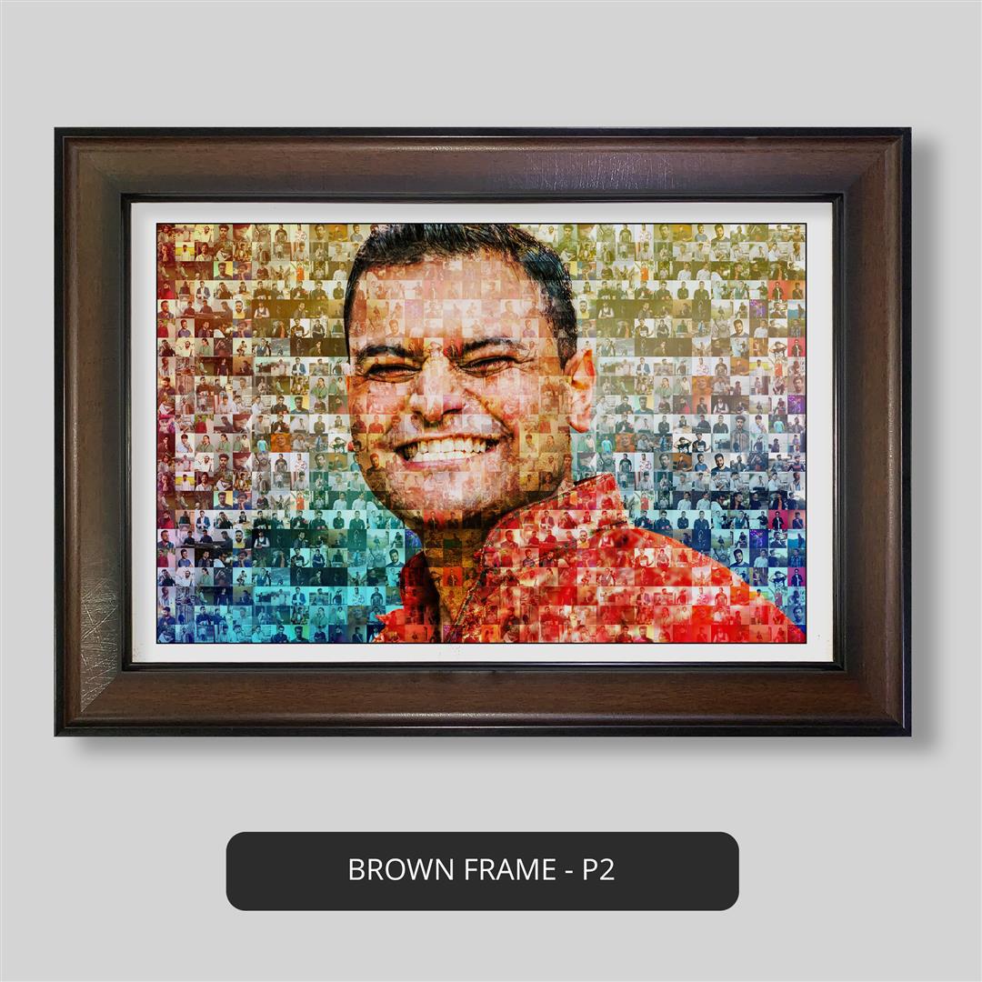 Perfect Couple Gift Ideas - Custom Photo Mosaic for Husband and Wife