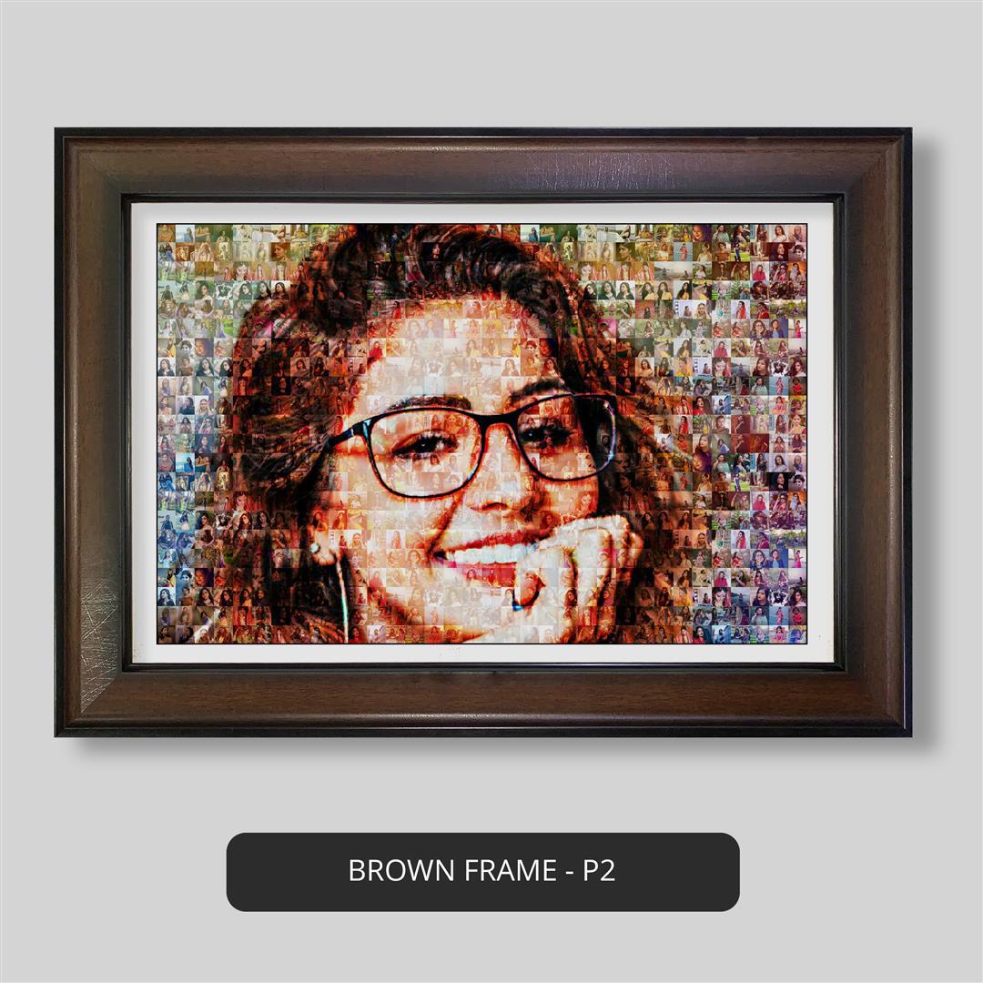 Wedding Gift for Husband - Beautiful Photo Mosaic to Celebrate Your Love
