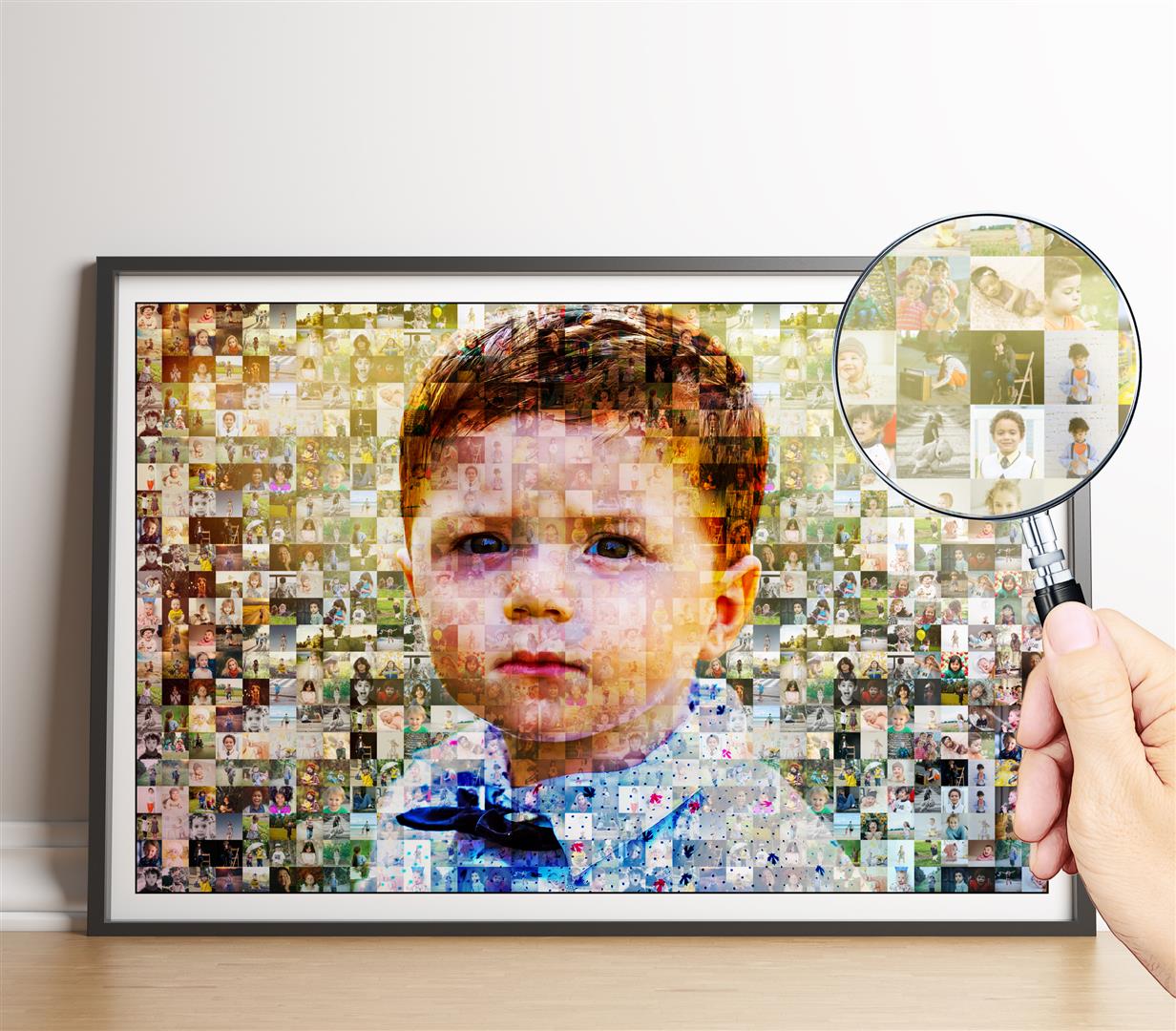 Unique Gifts for Son: Captivating Photo Mosaic Frame