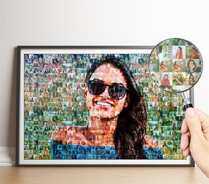 Stunning photo mosaic - Perfect gift for women and special occasions