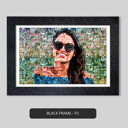 Valentine's gifts for her - Romantic photo mosaic to express your love