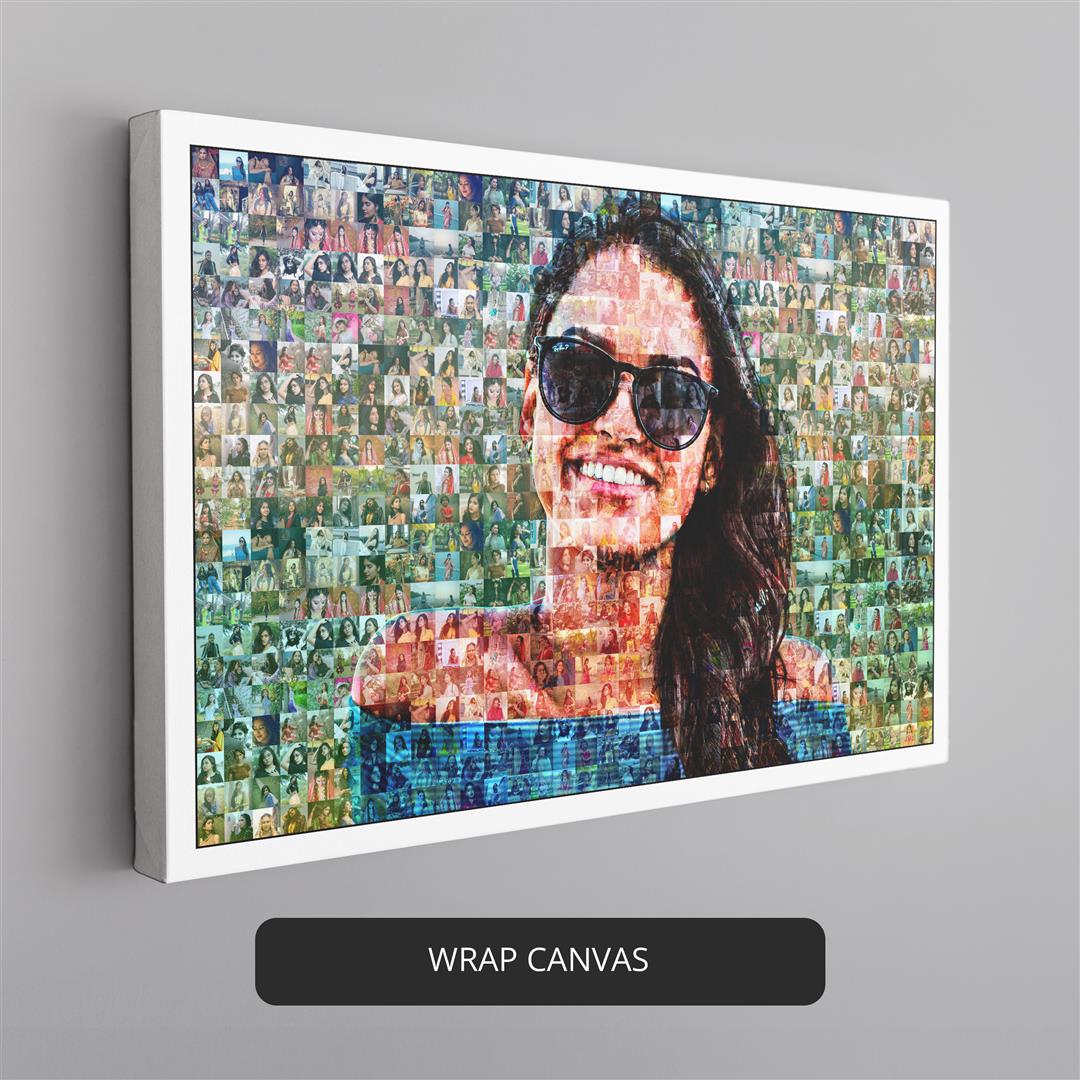 Christmas gifts for her - Delightful photo mosaic for a festive surprise