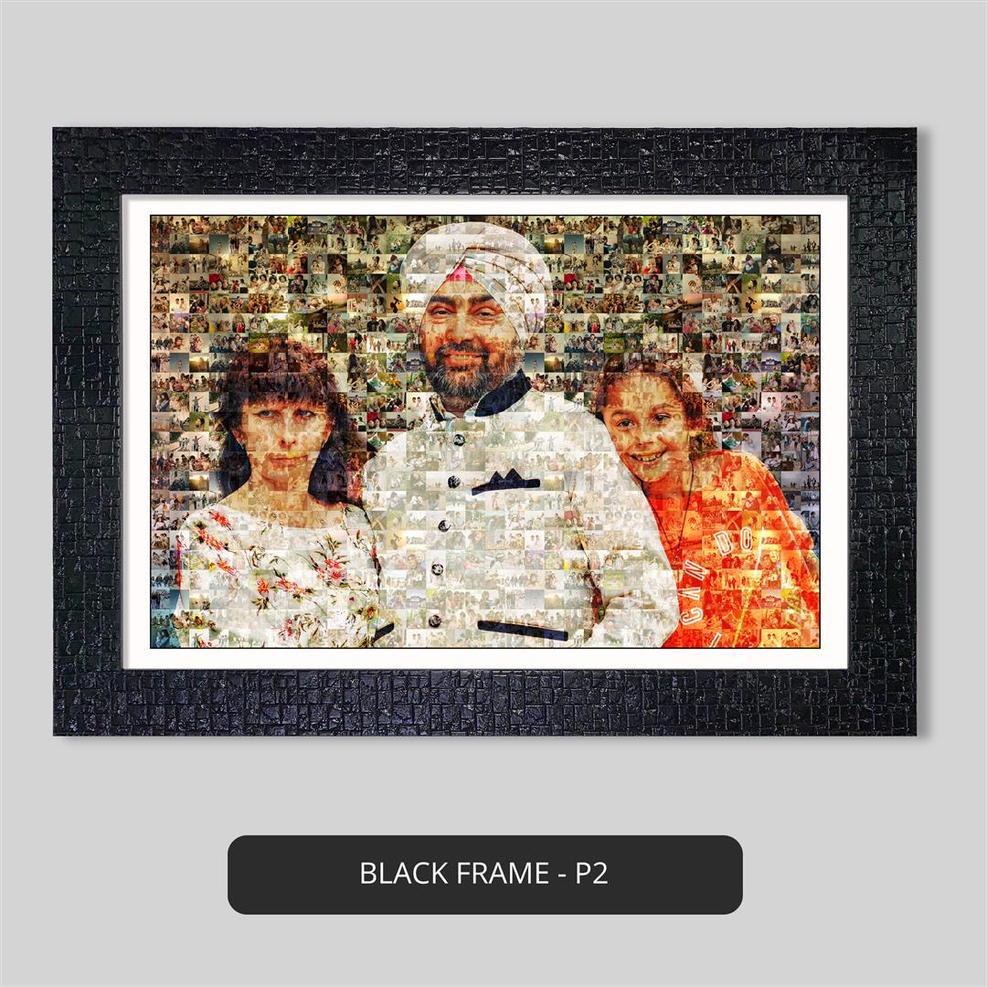 Gift Ideas for Sister: Photo Frame Mosaic for a Personalized Touch