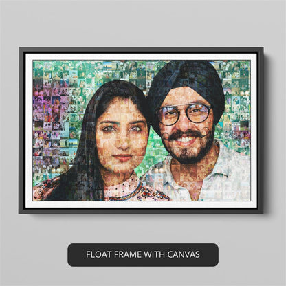 Wedding gifts for couples: Make their day unforgettable with a personalized photo mosaic