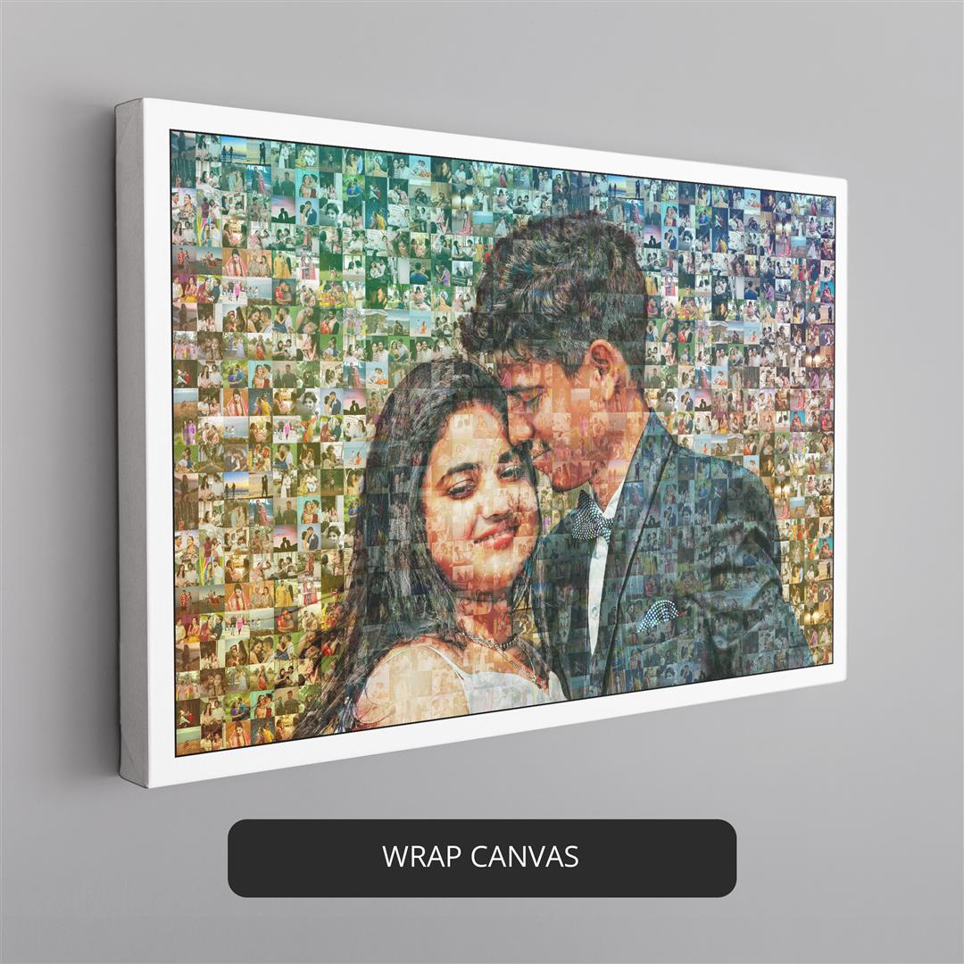 Couple gift ideas - Create a lasting memory with a personalized photo mosaic