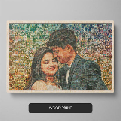Cute couple gifts - Express your love with a charming photo mosaic