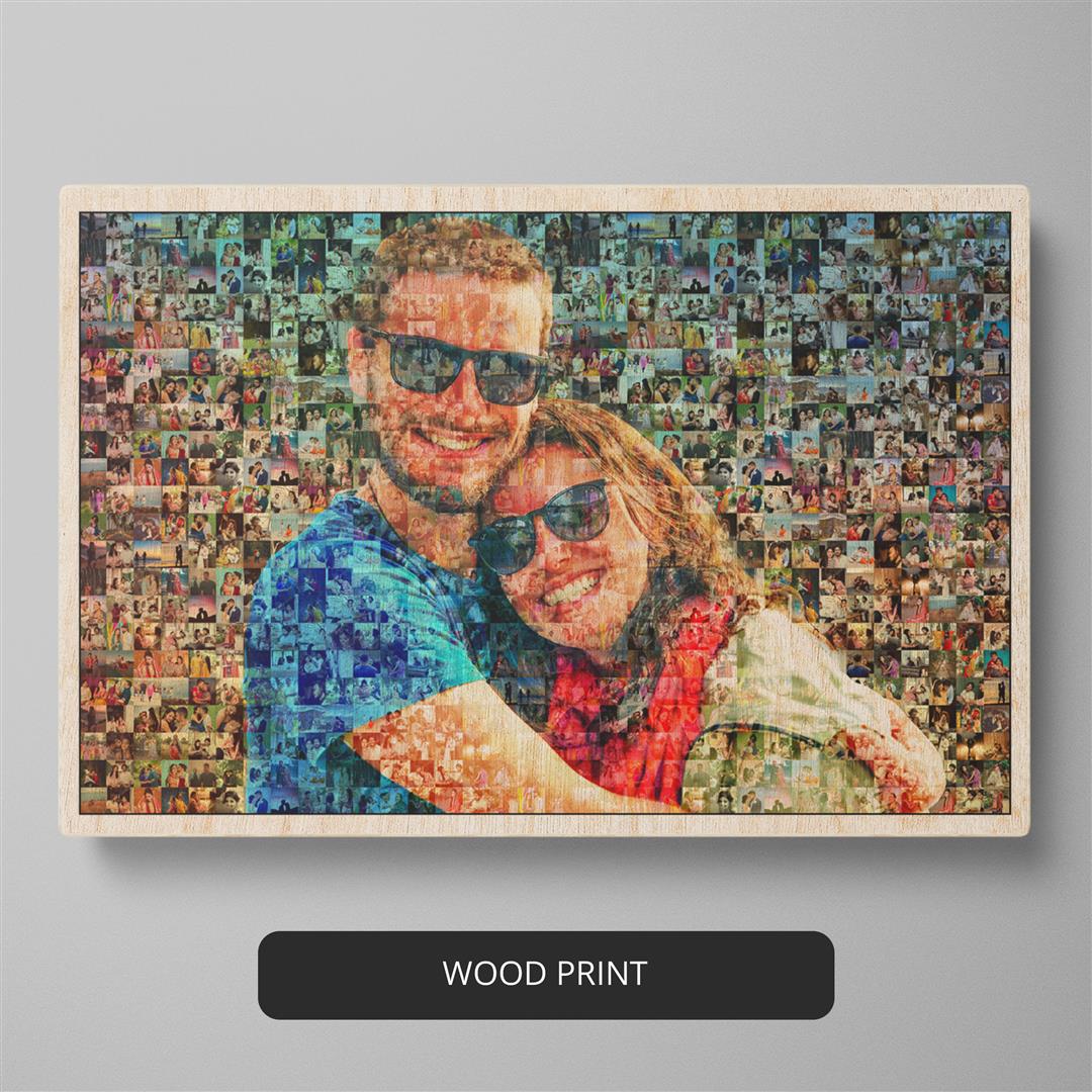 Picture-perfect birthday gift ideas for sister: Photo frame mosaic