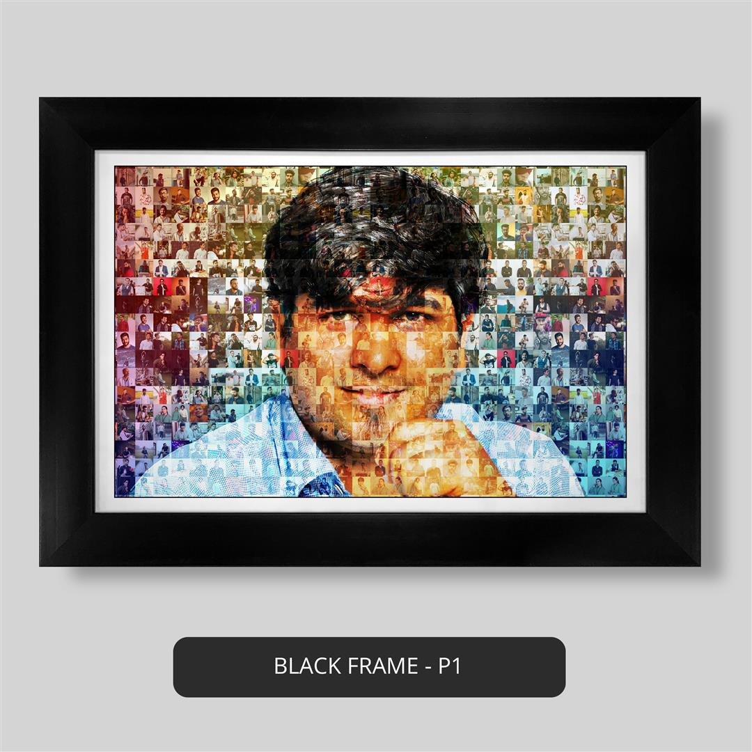 Custom Father's Day Gifts: Mosaic Picture Frame for Dad