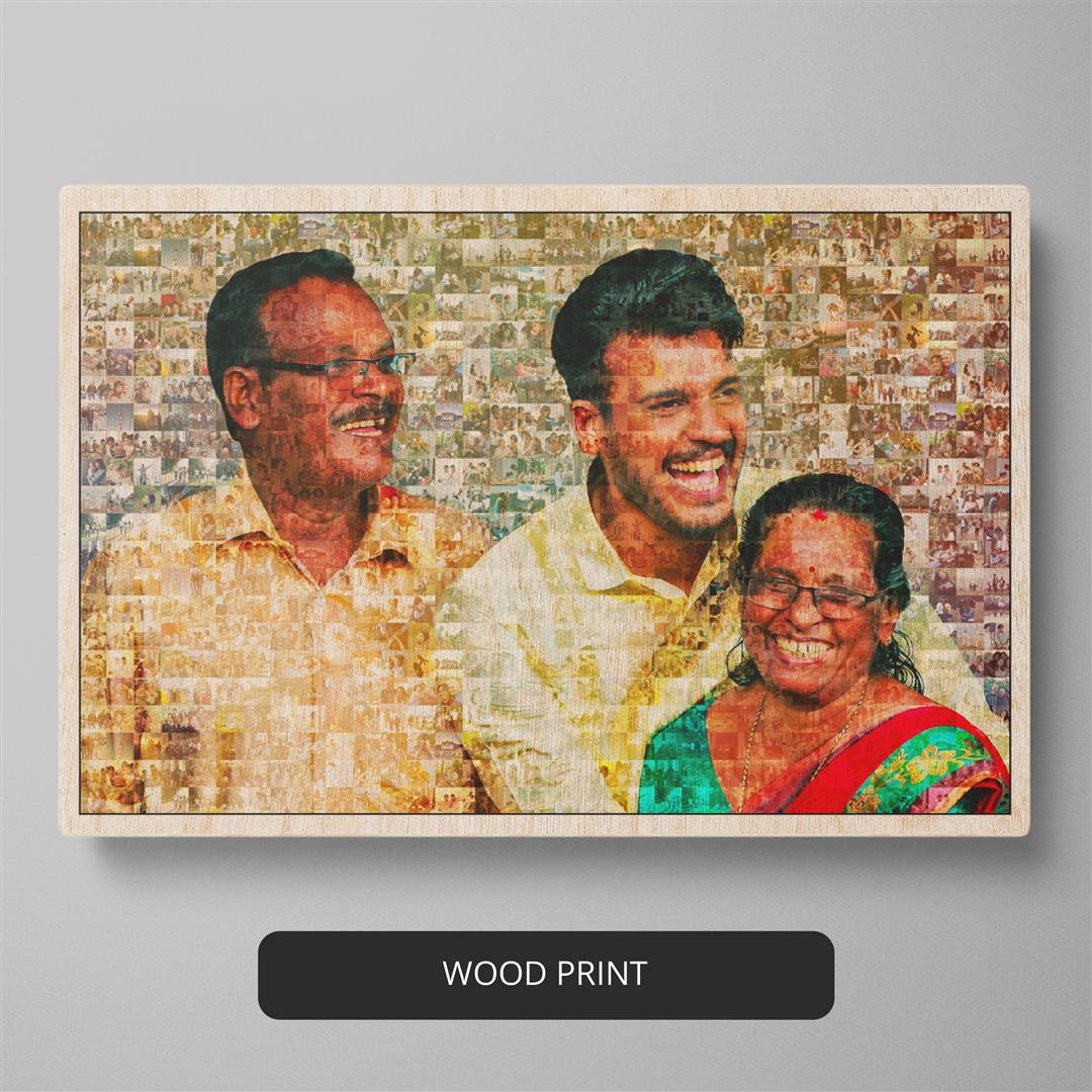Unique gifts for mom: Capture precious moments in a stunning photo mosaic