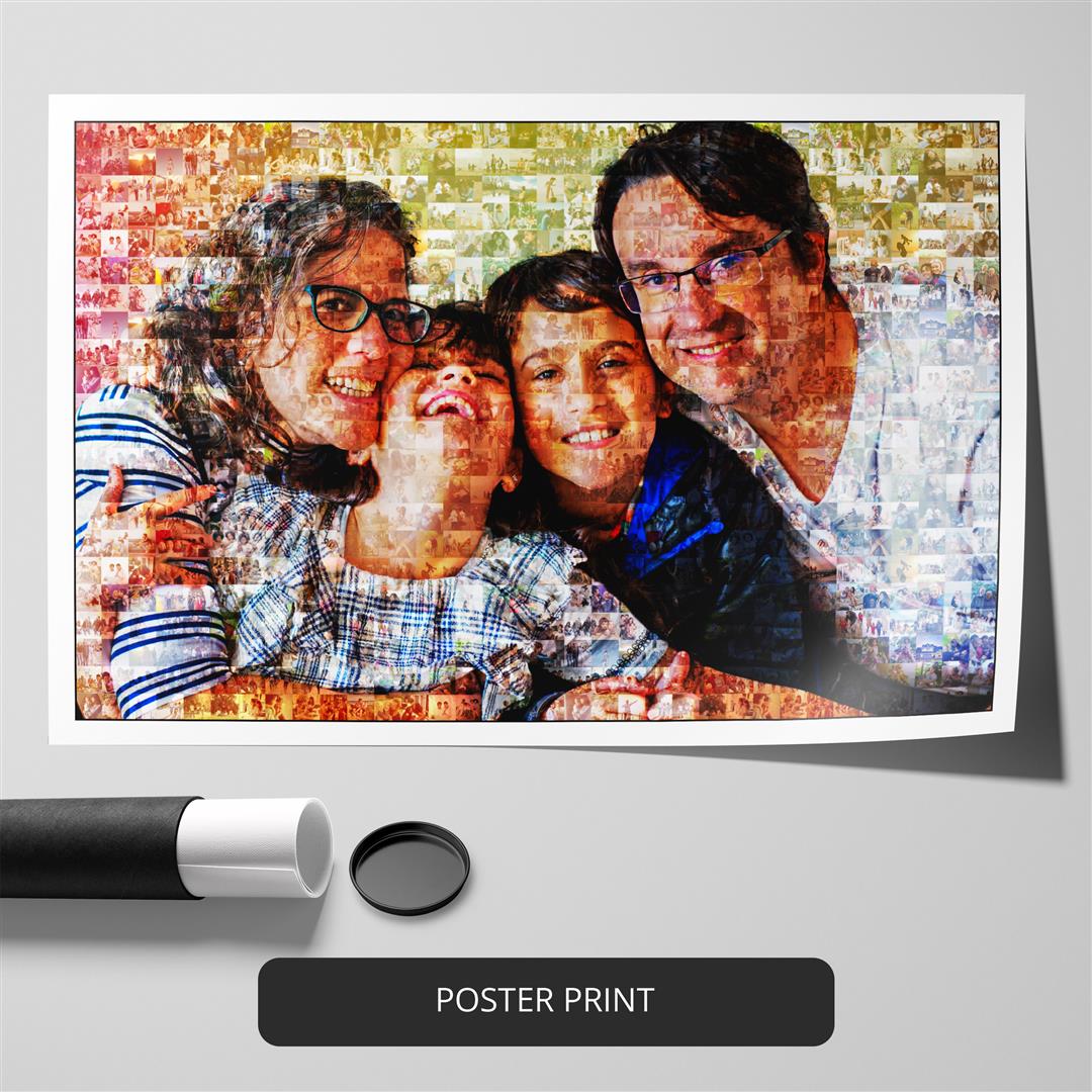 Best Birthday Gift for Husband: Customized Photo Frame Mosaic