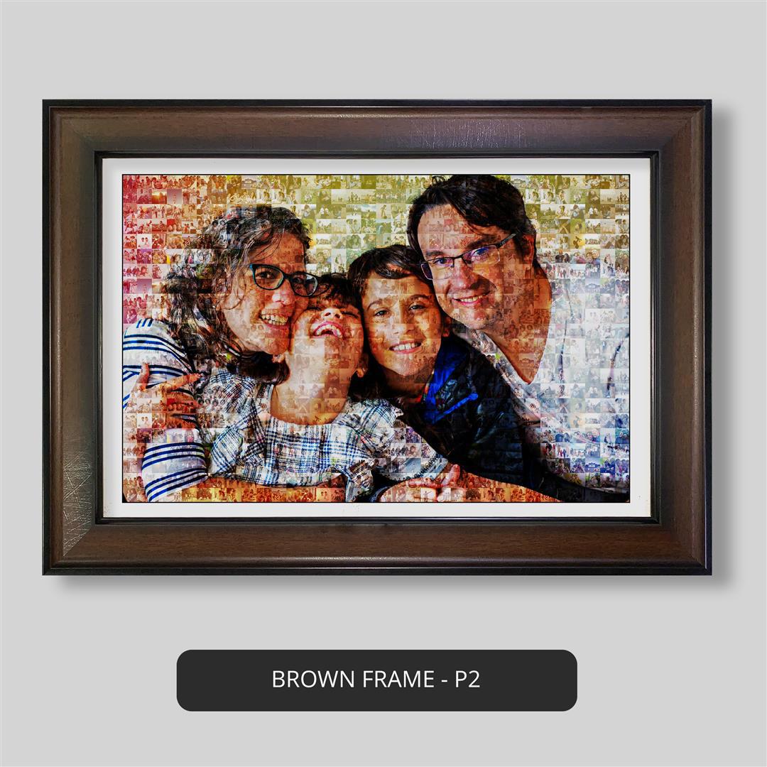 Couple Gift Ideas: Customizable Photo Frame Mosaic