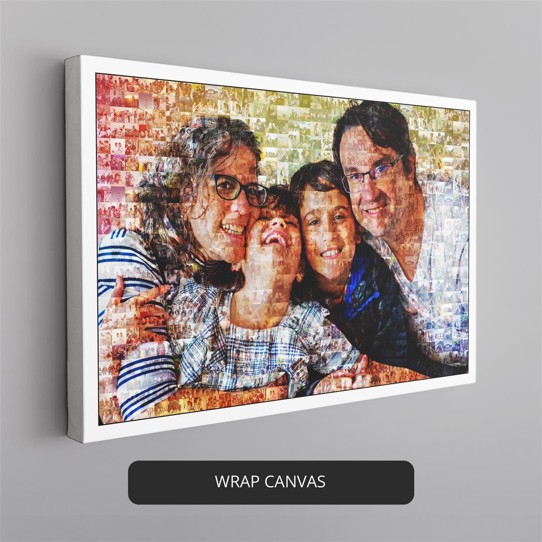 Personalized Family Gifts: Custom Photo Frame Mosaic