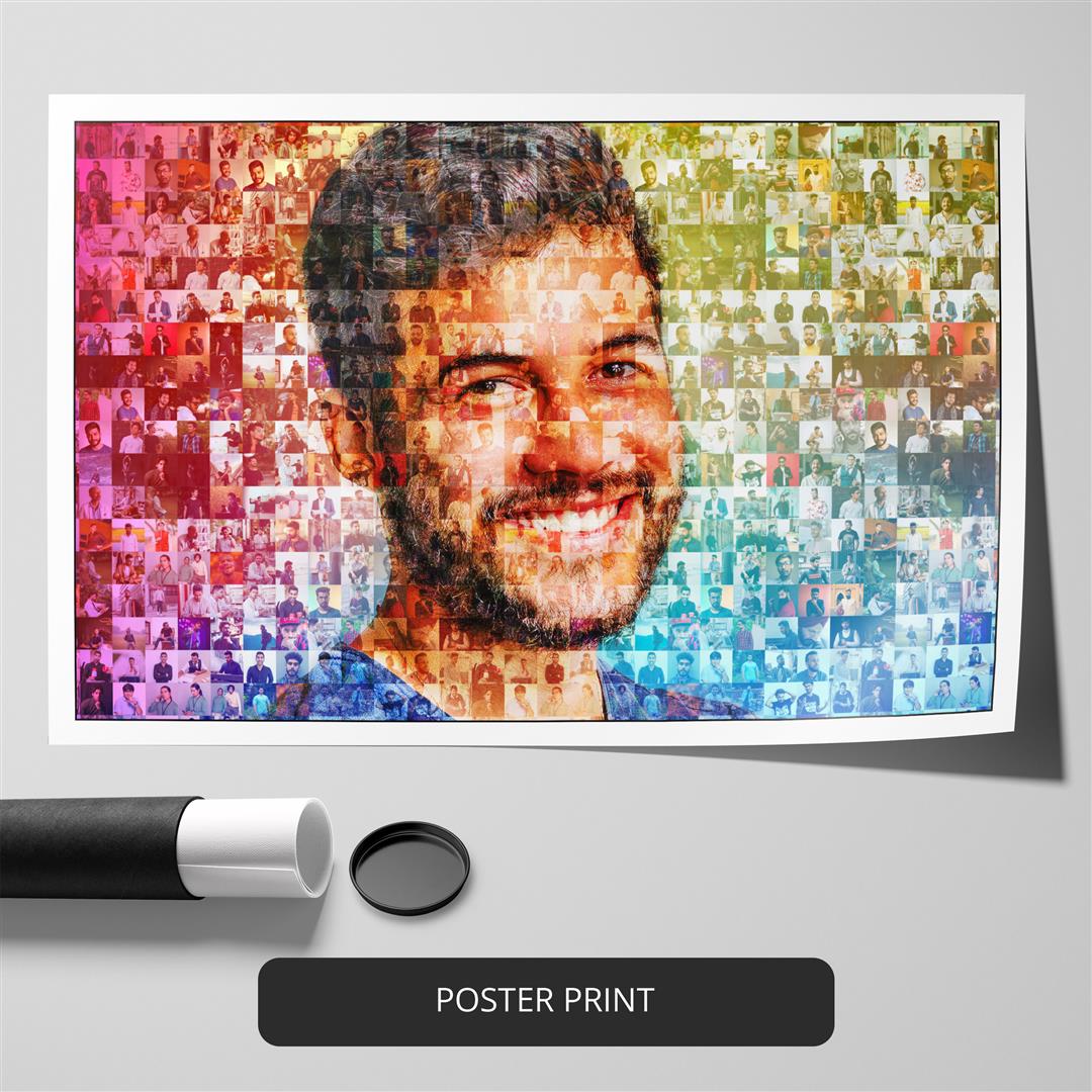 Best Birthday Gift for Husband: Personalized Photo Mosaic