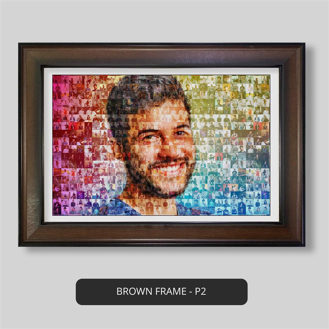 Anniversary Gift Ideas for Husband: Handcrafted Mosaic Photo Frame