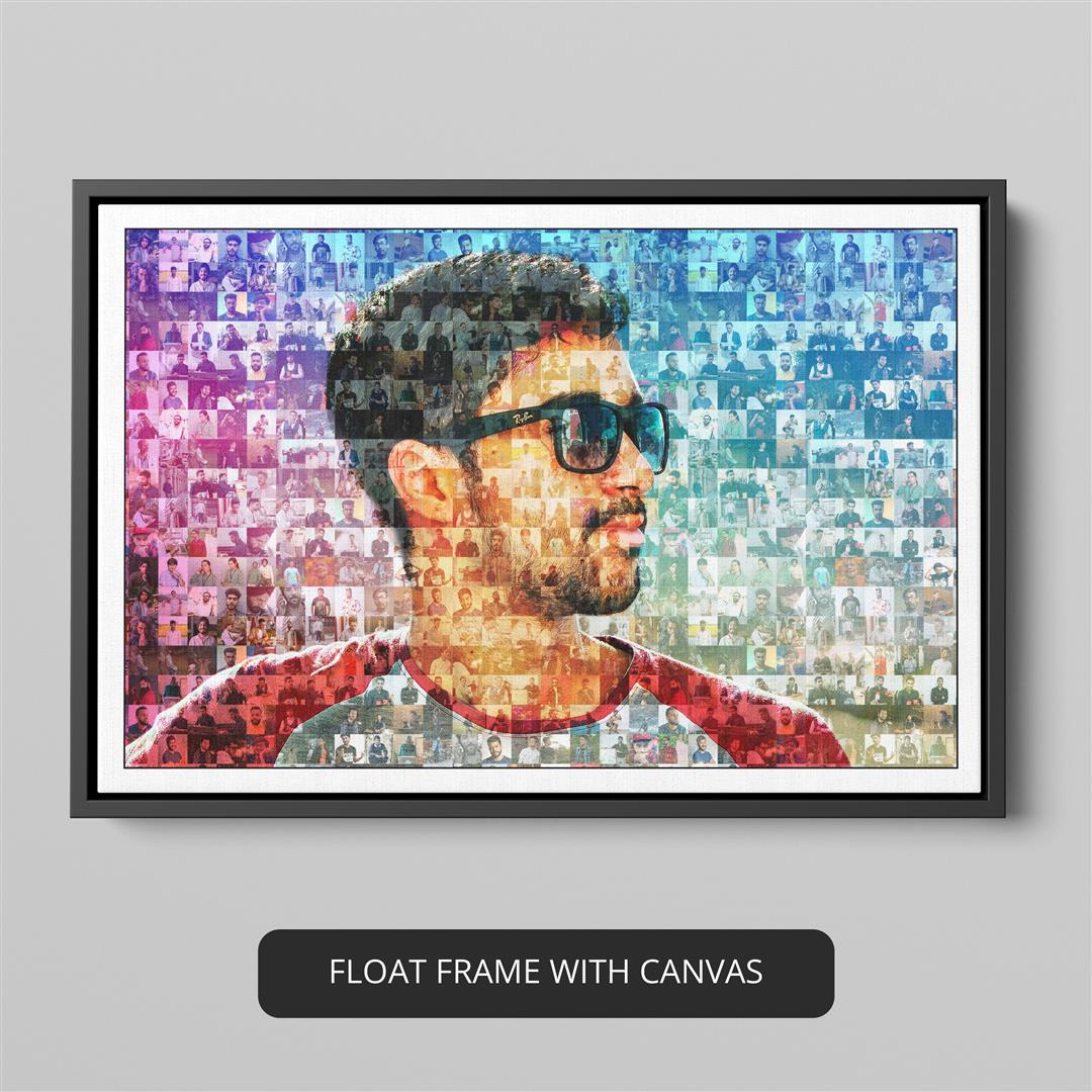 Customized gift idea - Mosaic wall picture for men