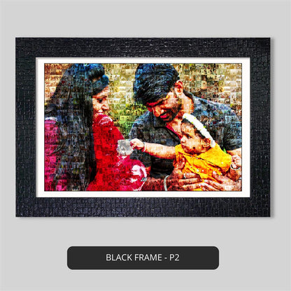 Mosaic pictures to print: Beautiful art gift for couples