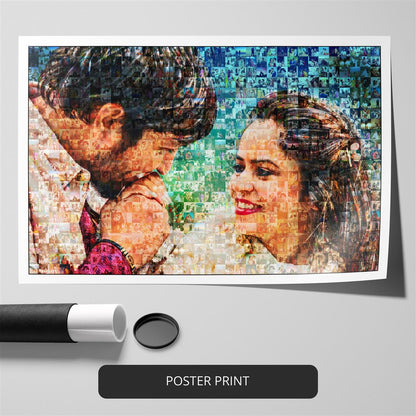 Customized photo frame mosaic: The perfect gift for couples