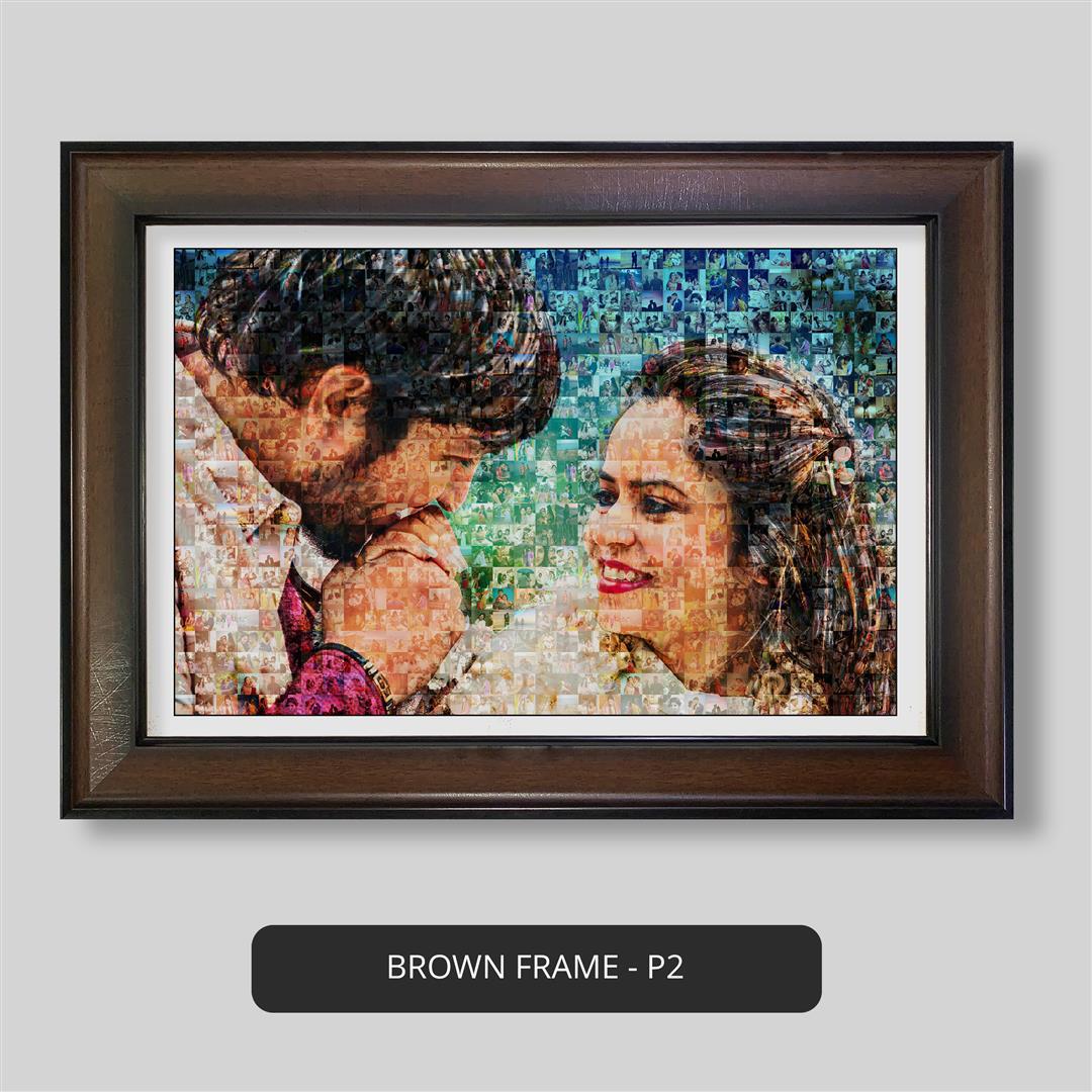 Couple gift ideas: Beautiful photo frame mosaic for any occasion
