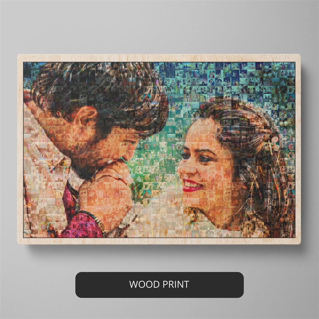 Celebrate love with a personalized photo mosaic: A memorable couple gift