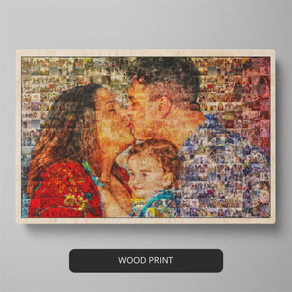 Mosaic art with photos: Customized gifts for couples