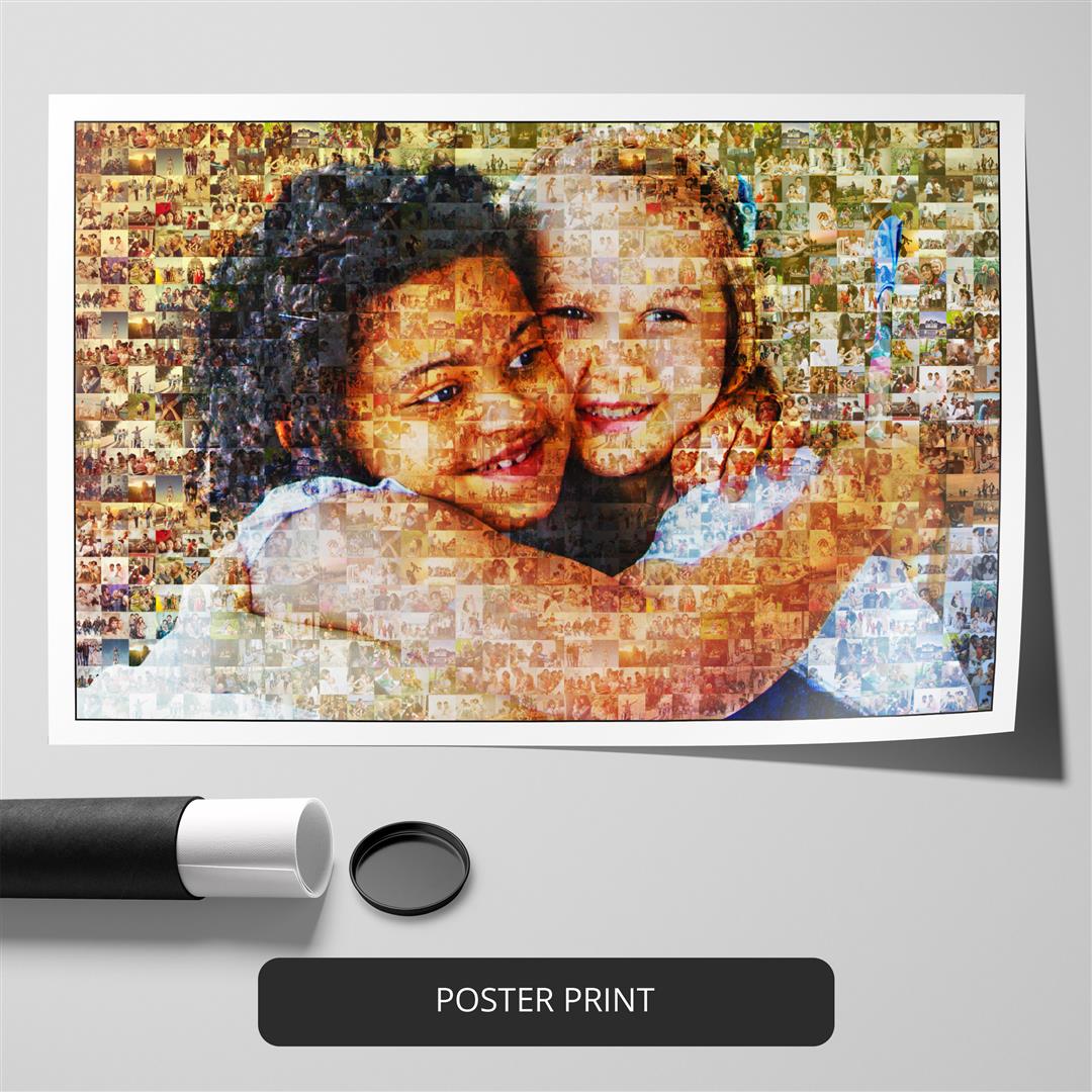 Mosaic art photo frame: The best gift for your sister's birthday