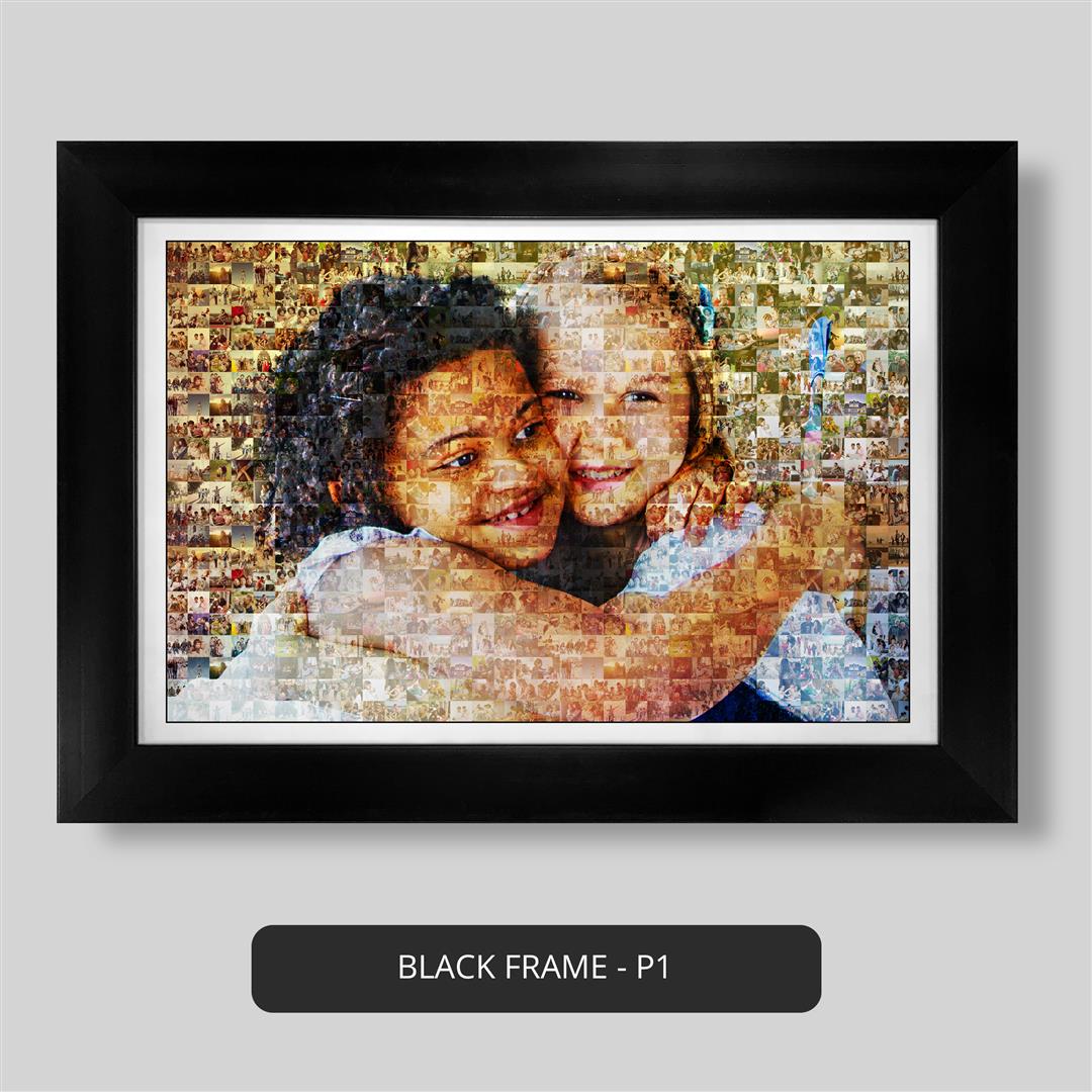 Best photo mosaic: A creative and sentimental gift for your sister