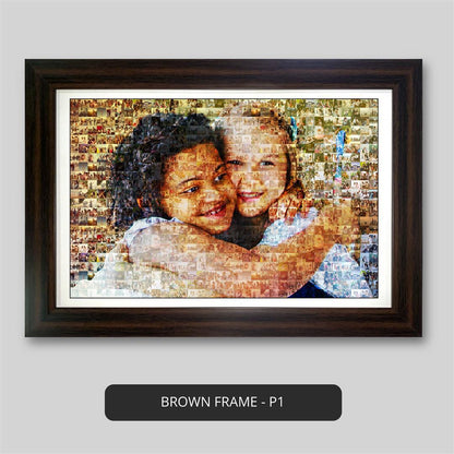 Best gift for sister birthday: Capture memories with a stunning mosaic art photo frame