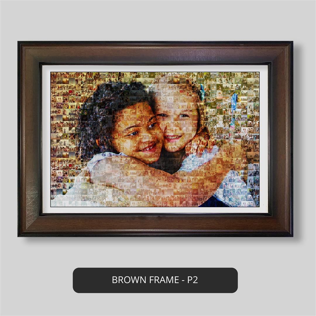 Unique birthday gifts for sister: Surprise her with a personalized photo mosaic