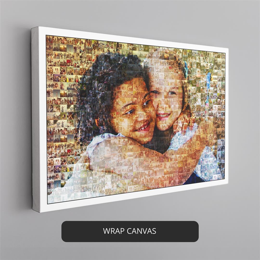 Birthday gift ideas for sister: Make her day special with a photo frame mosaic