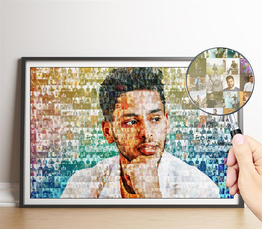 Personalized Photo Mosaic: Best Anniversary Gift for Husband