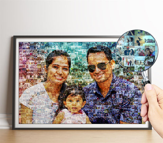 Anniversary gift for wife: Personalized mosaic picture gift
